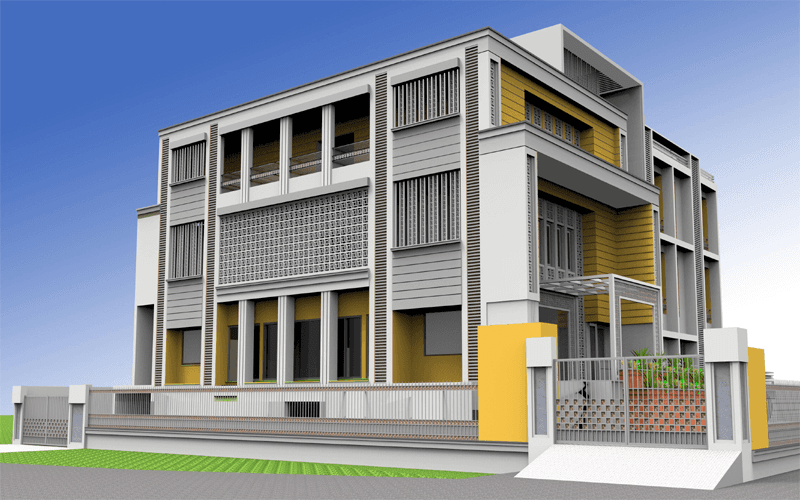 Sai Hospital (Back) in Mangalore – NorthPoint Architects project