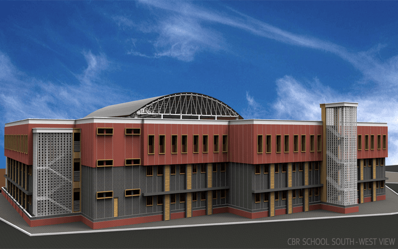 CBR Secondary School (South) in Roorkee – NorthPoint Architects project