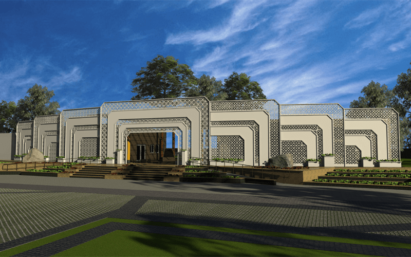 Front Elevation in CBR – NorthPoint Architects project