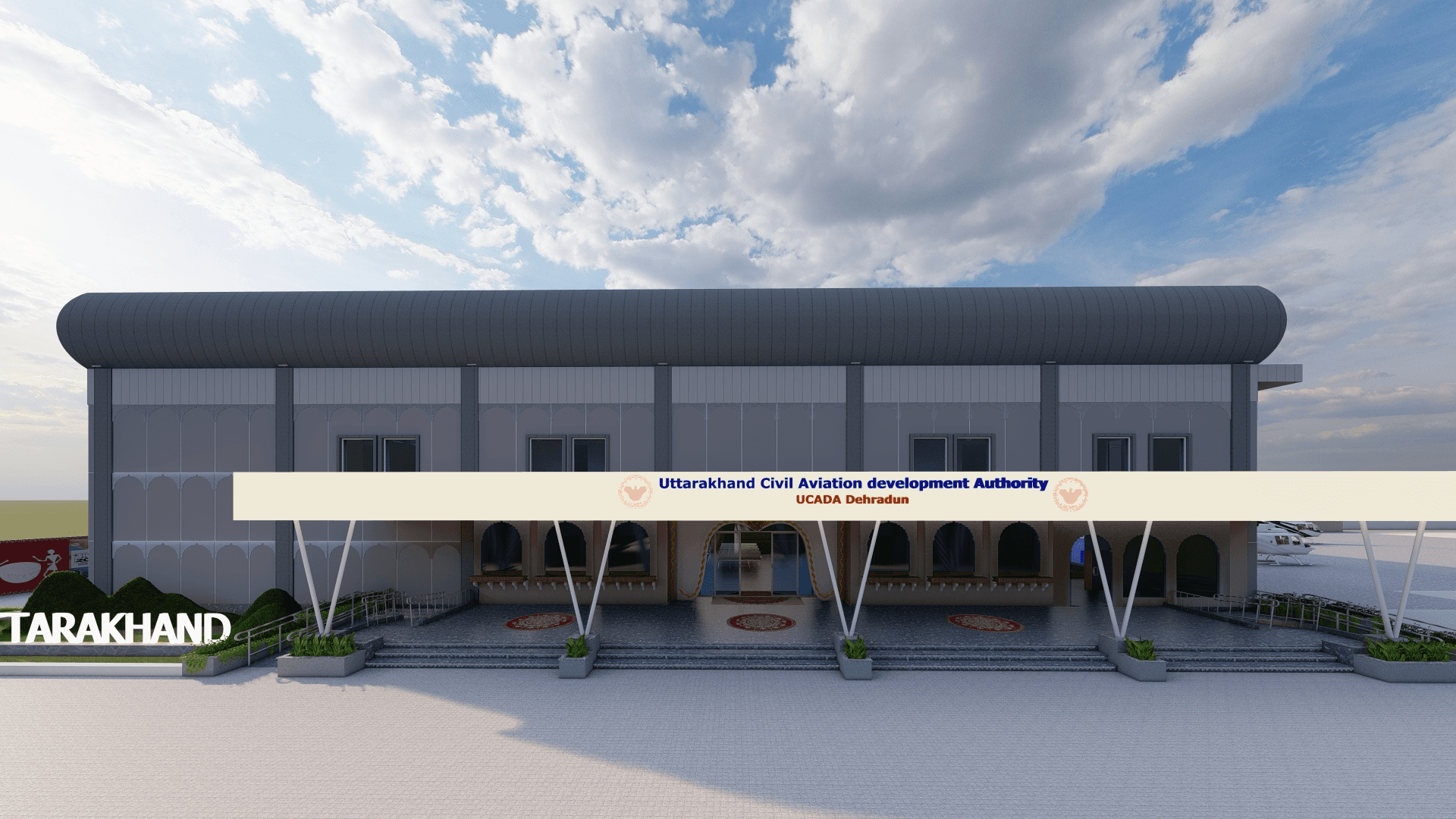 Heliport (Front) in Dehradun – NorthPoint Architects project