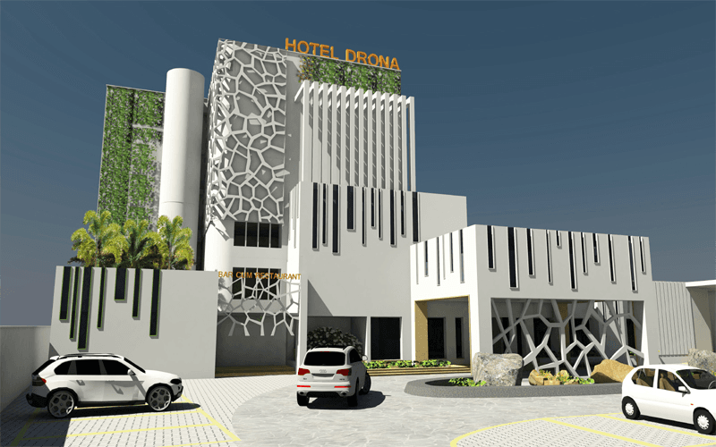 Hotel Drona in Dehradun – NorthPoint Architects project