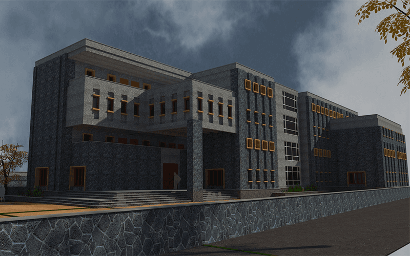 School Building (Front) in Vikasnagar – NorthPoint Architects project