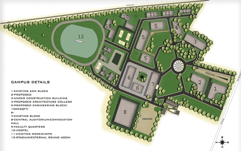 Master Planning, Shri Ram College in Muzaffarnagar – NorthPoint Architects project