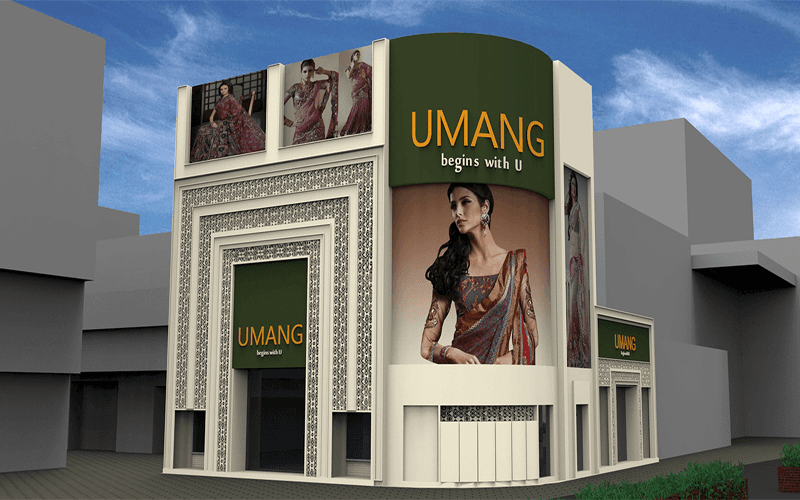 Umang Sarees in Dehradun – NorthPoint Architects project