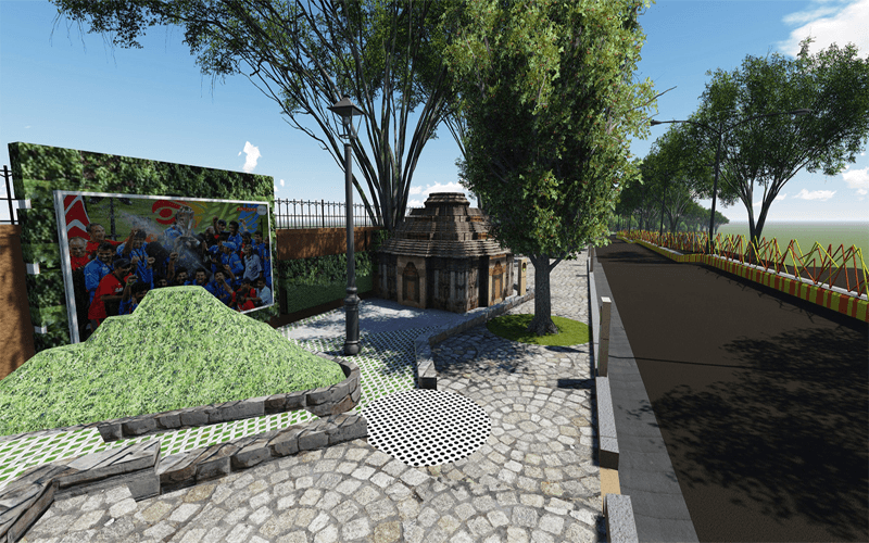 Urban Design in Rajpur Road, Dehradun – NorthPoint Architects project