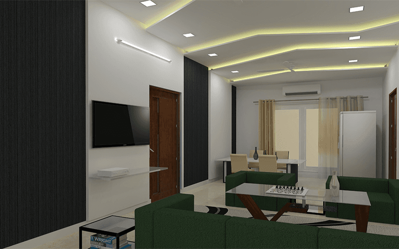 VVIP Interior (Drawing Room) in BEG & Centre, Roorkee – NorthPoint Architects project
