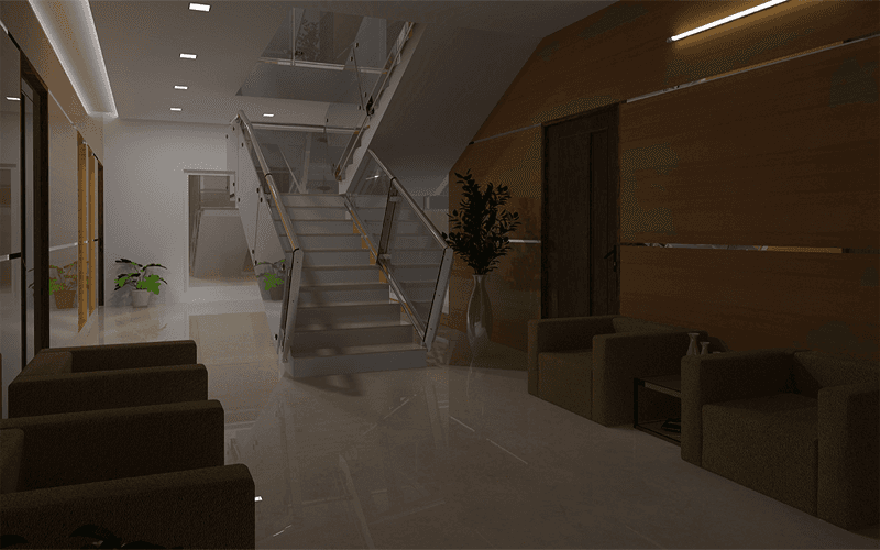 VVIP Interior (Hall) in BEG & Centre, Roorkee – NorthPoint Architects project