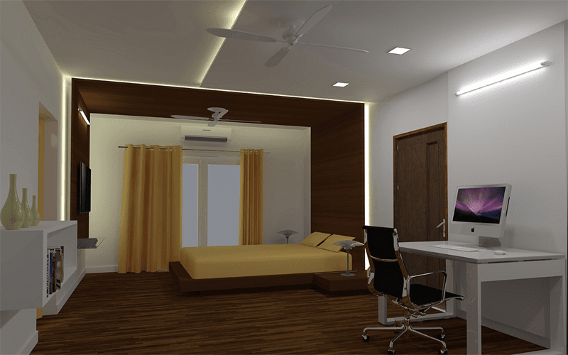 VVIP Interior (Bed Room) in BEG & Centre, Roorkee – NorthPoint Architects project